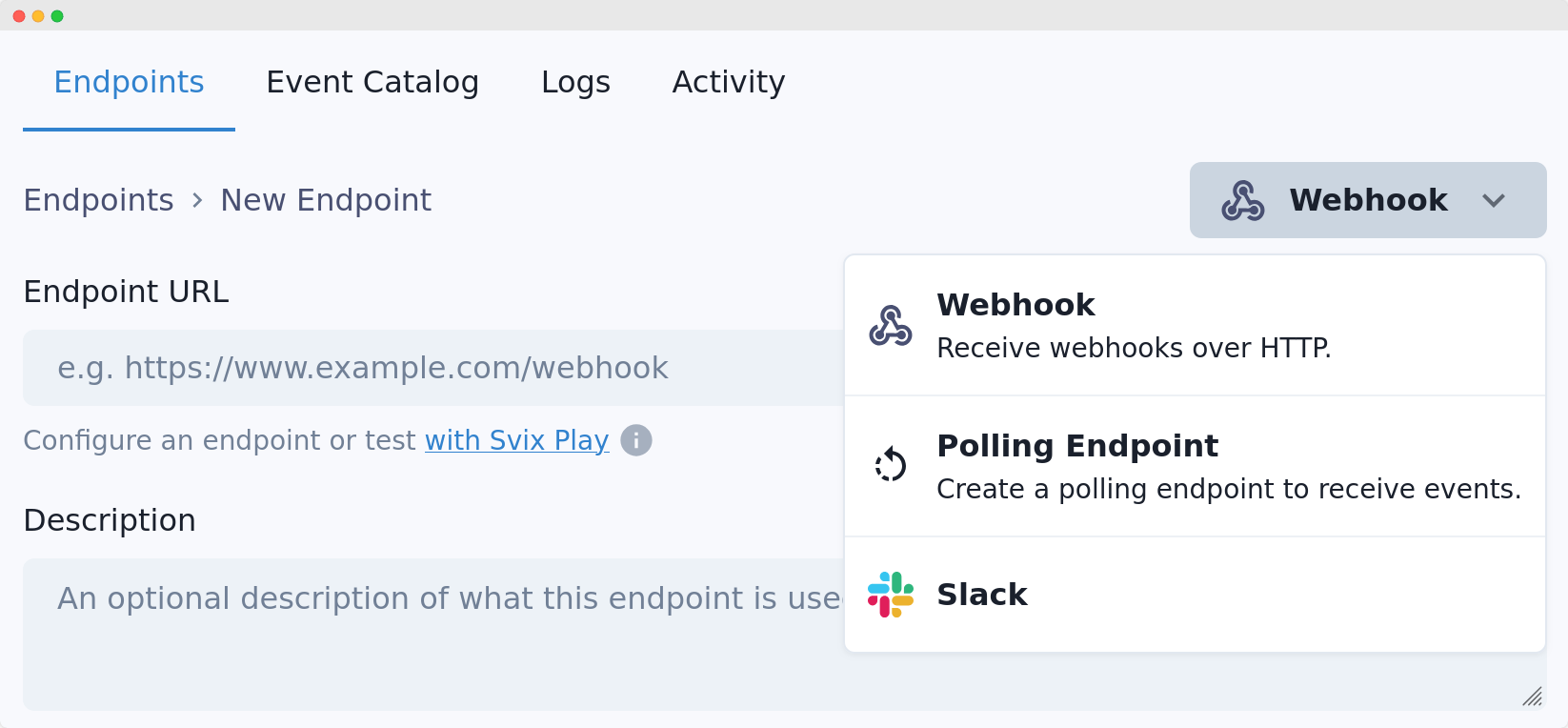 Polling endpoints